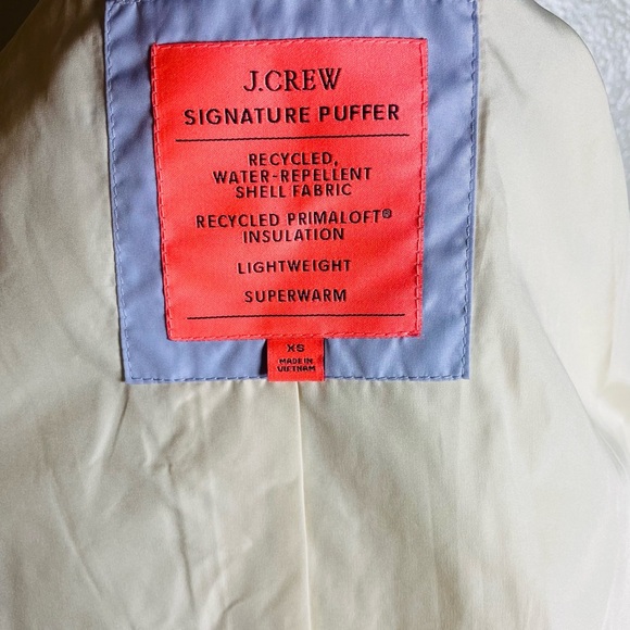 J.Crew Light Purple Quilted Puffer Jacket (Size XS) - Picture 6 of 9